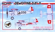 1/72 Dewoitine D.27 III. Swiss AF Silver Wings II
