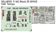 1/48 F-16C Block 25 cockpit detail set for Tamiya