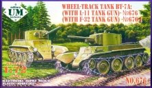 1/72 Wheel-track Tank BT-7A with L-11 Tank Gun