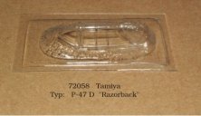 1/72 Vacu Canopy P-47 D Razorback (TAM)