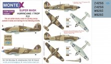 1/32 Hurricane Mk.I Tropical canopy & insignia masks & decals