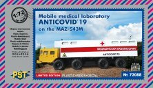 1/72 MAZ-543M Mobile medical laboratory ANTICOVID19