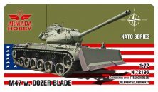 ARMADA HOBBY M47 with Dozer Blade 1/72 Resin Kit