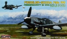 1/72 Fieseler-Skoda FiSk 199 w/ SC500 & bomb rack