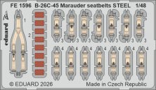 Eduard Sicherheitsgurte Stahl B-26C-45 Marauder 1/48 ICM