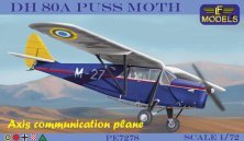 1/72 DH 80A Puss Moth Axis communication Plane