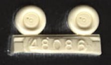 1/48 Spitfire MkI-IX Covered Hub Wheel Set