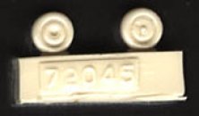 1/72 Ki-44 Tojo Wheel Set