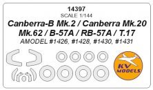 1/144 BAC/EE Canberra B Mk.2 / Canberra Mk.20 / Mk.62 / B-57A