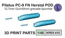 Kovozavody 1/72 Pilatus PC-9 FN Herstal POD