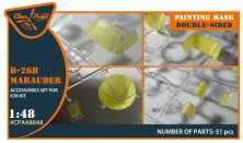 1/48 B-26B double-sided painting mask for ICM