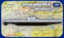 1/350 SHCH-303 Soviet navy submarine
