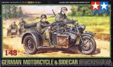 1/48 German Motorcycle & Sidecar
