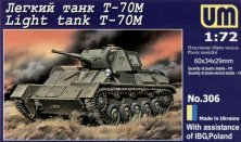 Unimodel Maquette Char T-70M Sovi�tique 1/72