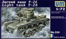 Unimodel T-26 Char l�ger sovi�tique tourelle double 1/72