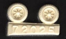1/72 F4U Corsair / F6F Hellcat Wheel Set
