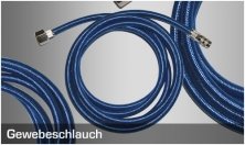 Braided hose 2m quick coupling nd 2.7mm  G 1/4" female thread