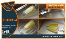 Masque peinture F-4B/C/J 1/48 double-face Academy