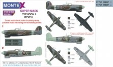 1/32 Typhoon Mk.IB Car Door version canopy & insignia masks