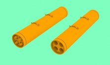 1/72 LAU-10 A Zuni Rocket pod 2pcs