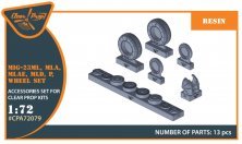 1/72 MiG-23 wheel set