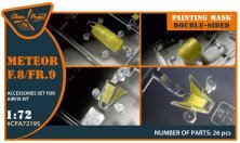 1/72 Meteor F.8/FR.9 Paint mask double-sided for Airfix