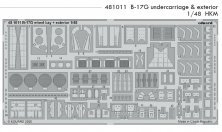 1/48 SET B-17G undercarriage & exterior