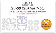 1/72 Sukhoi Su-50 Double-sided and wheels masks