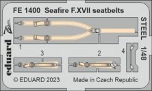 1/48 Seafire F.XVII seatbelts STEEL AIRF