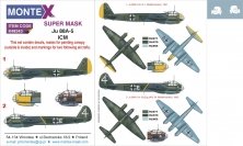 1/48 Junkers Ju-88A-52 canopy mask, insignia masks, decals