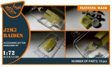 1/72 J2M3 Raiden painting mask for Hasegawa