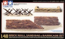 Tamiya Sandbag & Brick Wall Set 1/48