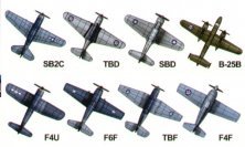 Trumpeter Set Aviazione Navale USA WWII 1/700 Trumpeter Set Aviazione Navale USA WWII 1/700