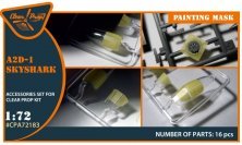 1/72 A2D-1 Skyshark painting mask for Clear Prop