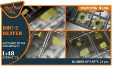 1/48 DHC-2 Beaver painting mask for Dora Wings.