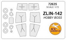 1/72 Zlin-142 masks