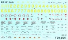 1/48 B-25C/D/J Mitchell Stencils