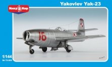 1/144 Yakovlev Yak-23 Soviet fighter single + double seat vers.