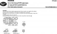 1/72 Mask F4U-1A/F4U-1D Corsair BASIC for Tamiya