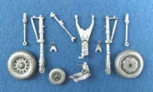 Metall-Fahrwerk 1/32 Mirage III/V f�r Revell