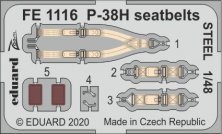 1/48 P-38H seatbelts STEEL