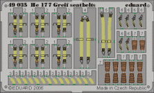 He 177 Greif seatbelts  (MPM)