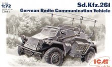 ICM 1/72 Sd.Kfz.261 Véhicule Radio Allemand WWII ICM 1/72 Sd.Kfz.261 Véhicule Radio Allemand WWII