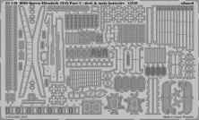 1/350 HMS Queen Elizabeth 1943 deck & main batteries