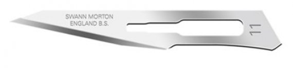 Swann Morton Confezione 100 Lame N�11 Diritte Scalpello
