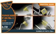 1/72 Vanguard P-66/Mk.1/J10 painting mask DORA