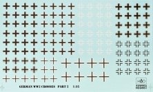 1/35 Decal German Crosses WWII