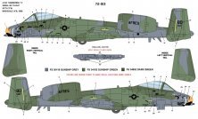 1/72 Fairchild A-10A Thunderbolt II 917th Tfw 1988 Barksdale Afb