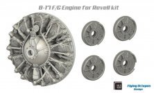 1/72 B-17F/G Engine Set for Revell