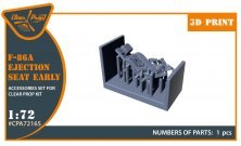 1/72 F-86A ejection seat early for Clear Prop